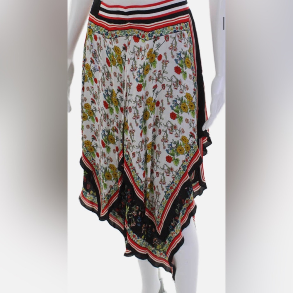 Alice + Olivia Multicolor Patterned Wrap Dress - image 1